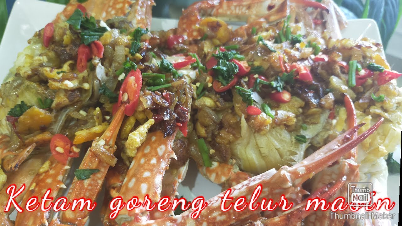 Ketam goreng telur masin/recipe salted egg crab/simple YouTube