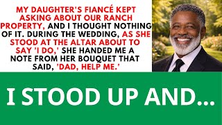 During Her Wedding Ceremony, My Daughter Pulled A Note From Her Bouquet And Handed It To Me: "Dad...