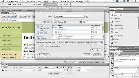 Dreamweaver CS5. Tutorial. Planning a website (3 of 4).wmv