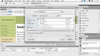 Dreamweaver CS5. Tutorial. Planning a website (3 of 4).wmv
