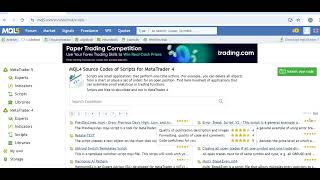 MQL5.com and how to find scripts that you can add to MetaTrader 4 and MetaTrader 5