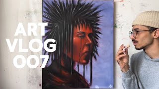 Paint with me - Art Vlog 007 - “Wane”