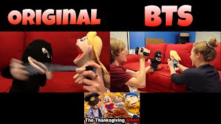 Sml Movie The Thanksgiving Stain Bts & Original Side By Side
