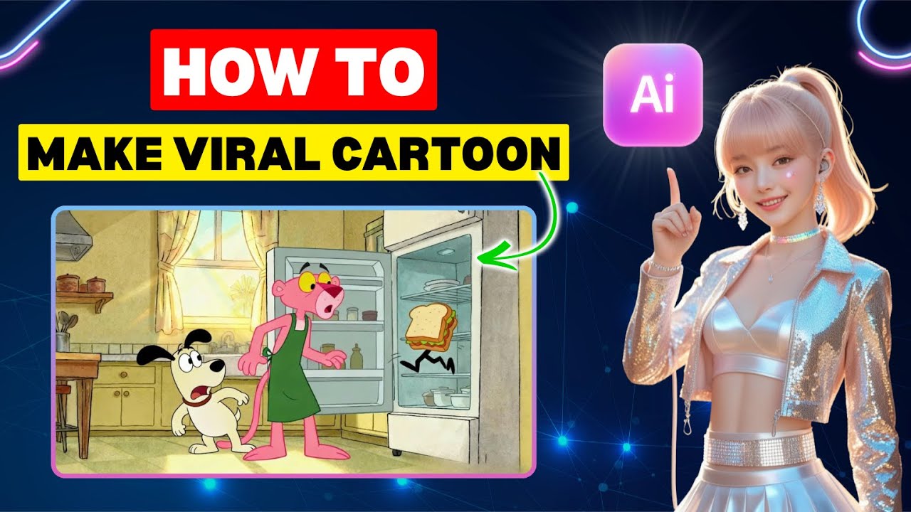 How to Make VIRAL CARTOON VIDEOS in 5 Minutes | Full Tutorial Using the ...