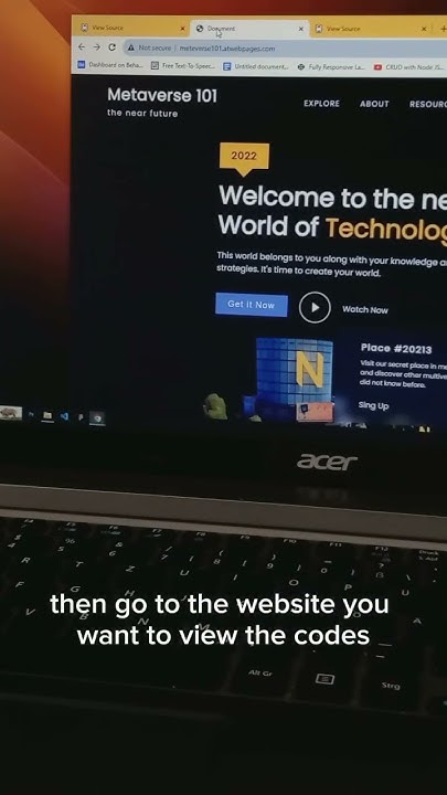 how to view source code of any website...#html5 #css3 #coding - YouTube