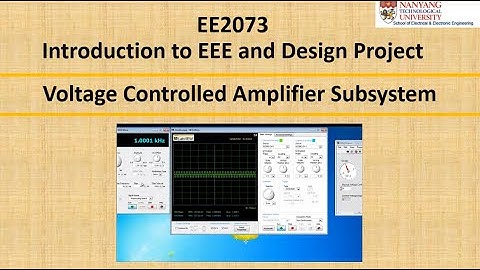 Week 6 Voltage Controlled Amplifier Subsystem