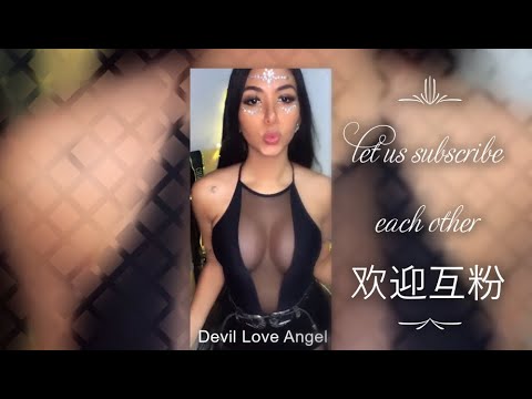 hot U.S sexy girl show her nice cleavage + downblouse | Bigo Live | (2020-4-11) part 26