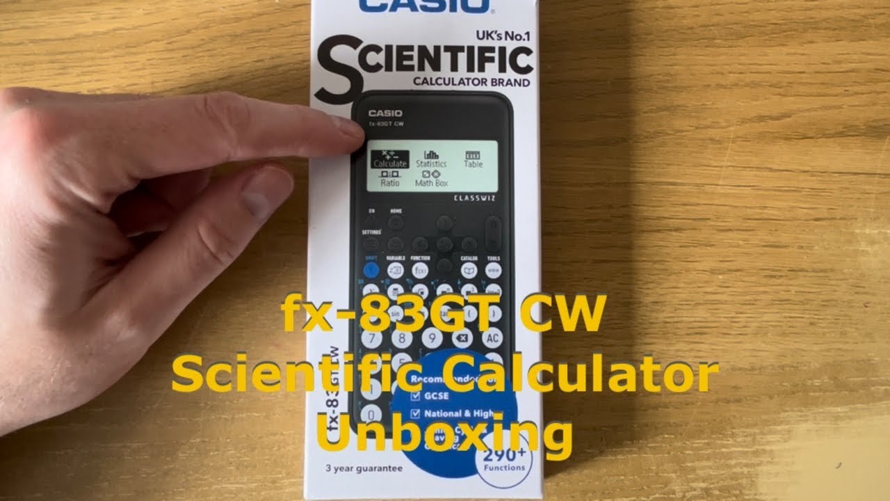  New Casio FX-83GTCW Black Scientific Calculator : Office  Products