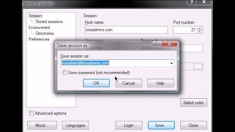 HowTo: Using WinSCP to connect via FTP