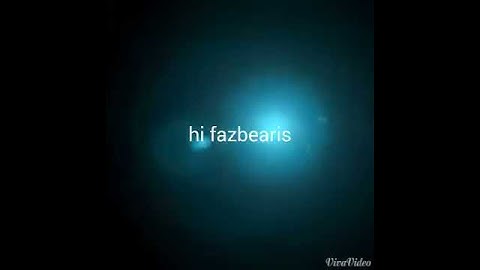Bailey fazbear intro