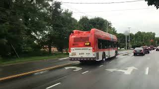 N20H Bus On Rt 107, Turning Left Onto Northern Boulevard