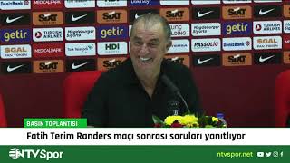 Fatih Terimin Randers Maçı Sonrası Basın Toplantısı