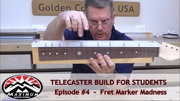 Telecaster Build - Part 4 - Fret Marker Madness
