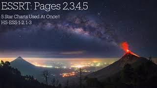 2026 EARTH AND SPACE SCIENCE ESSRT- PAGES 2,3,4,5: ALL STAR CHARTS USED TOGETHER-HS-ESS 1-2 and 1-3