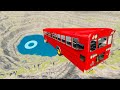 CAR Stunts  Leap of Death Car Jumps &amp; Falls Crashes #2- BeamNG Drive.