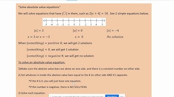 ixl - Solve absolute value equations