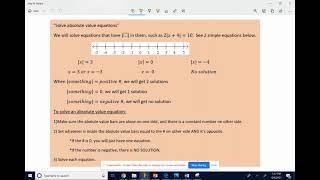 ixl - Solve absolute value equations