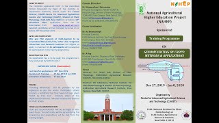 Knock down vs knock out of genes in trait modification by Dr  Sunil Mukherjee, IARI_dec30,20 Wealth