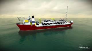Underwater hull repair by magnetic robot