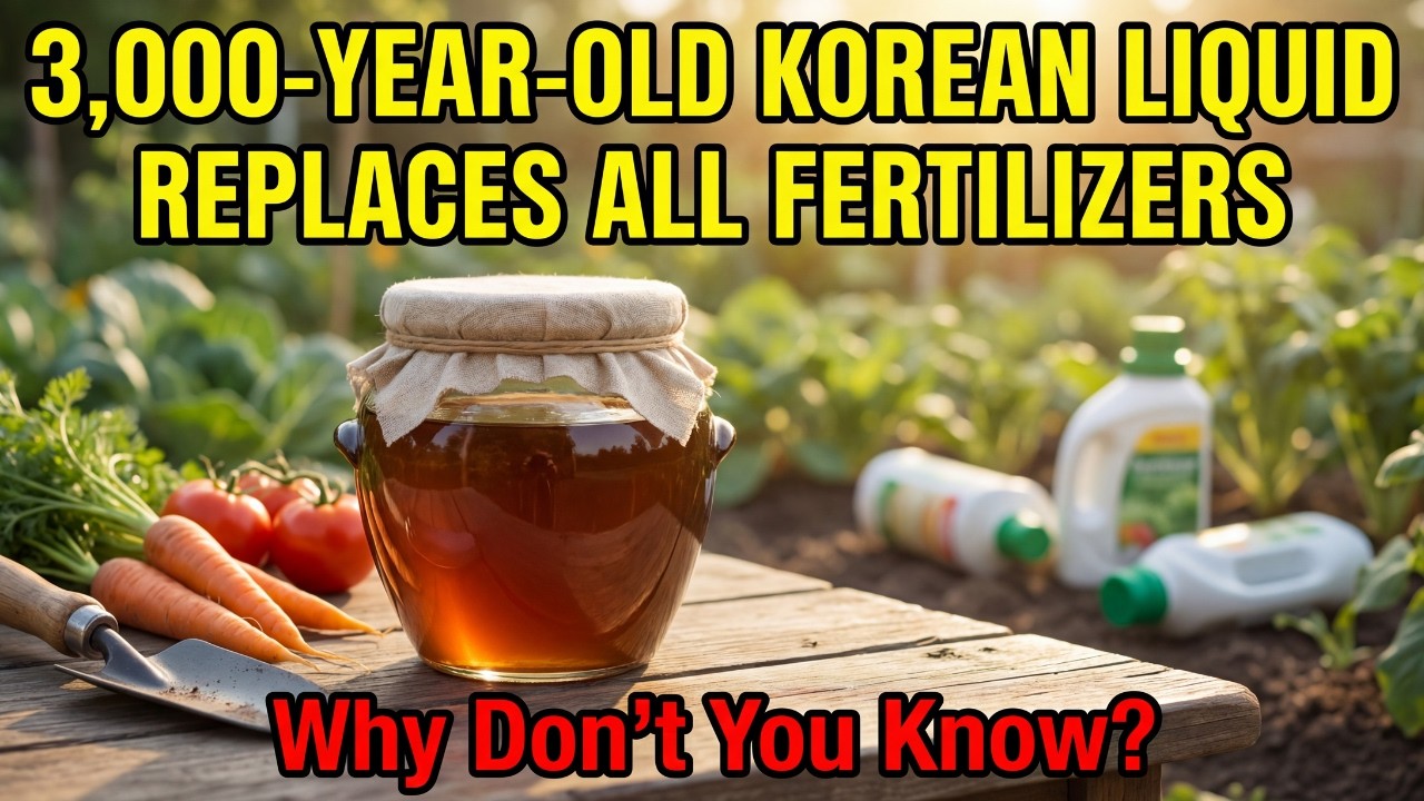 3,000-Year-Old Korean Liquid That Replaces All Fertilizers. Why Don't You Know?