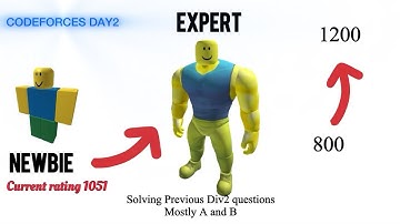 Newbie to expert || codeforces Day 3 live problem solving