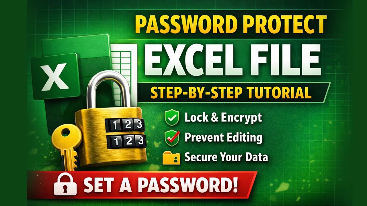 How to Password Protect an Excel File (Step-by-Step) | Secure Your ...
