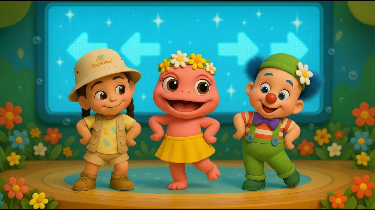 THE LITTLE FROG DANCE ENGLISH 🐸 MUSIC FOR CHILDREN TO DANCE TO 🐸CHILDREN'S SONGS FOR DANCING