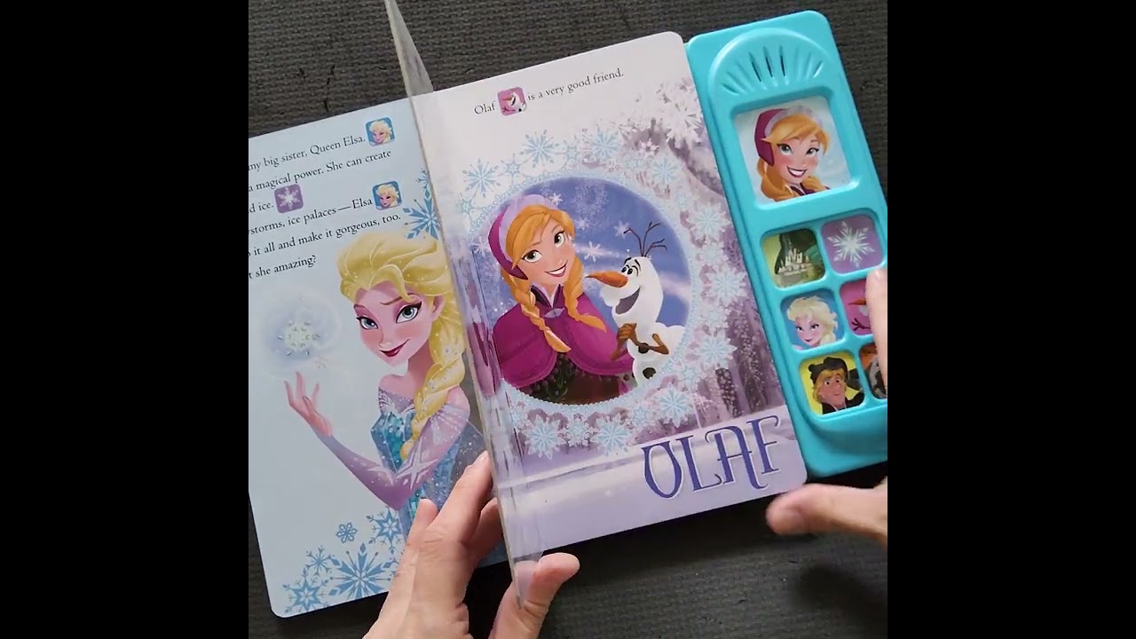 SOUND BOARD BOOK ** 🍅DISNEY FROZEN ANNA'S FRIENDS