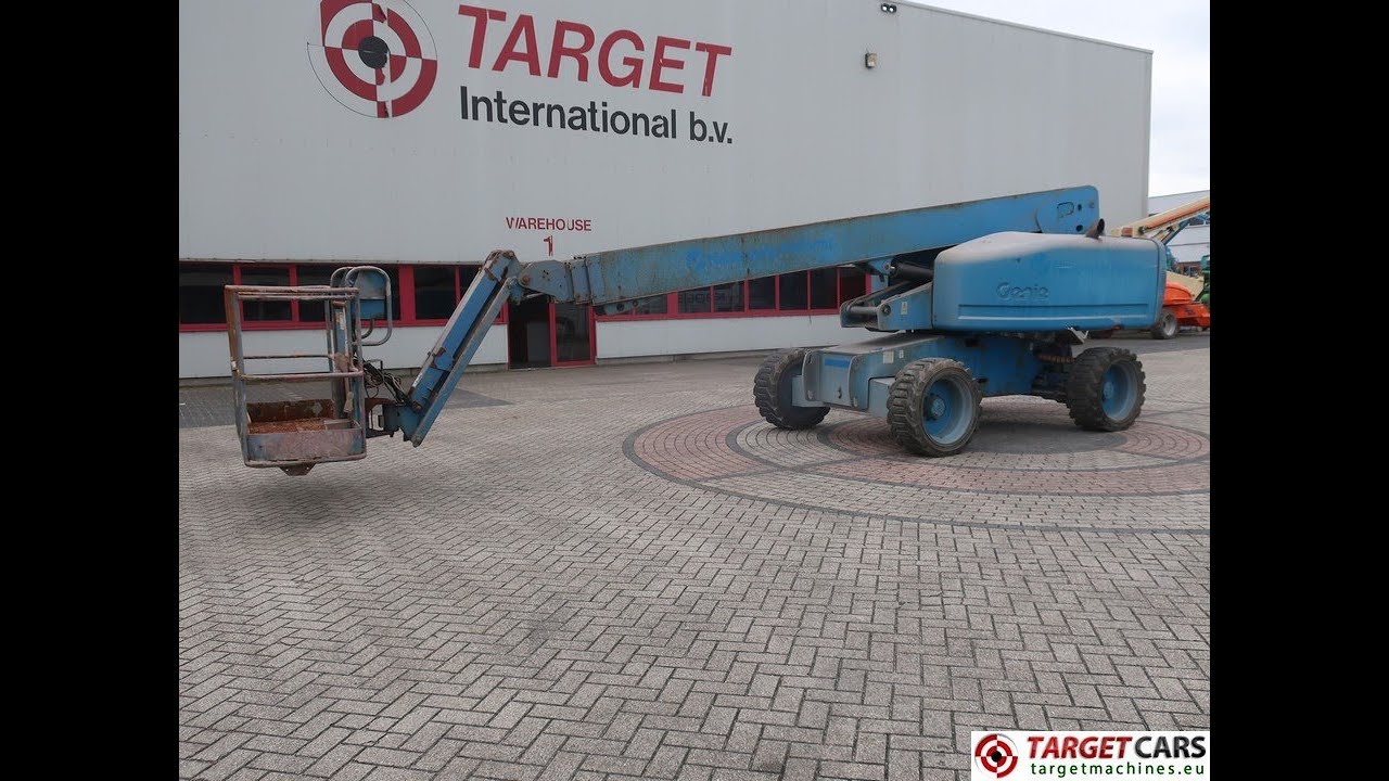 780923 GENIE S-65 TELESCOPIC S65 4x4 DIESEL BOOM WORK LIFT W/JIB 2180CM ...
