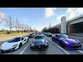 SUPERCAR TAKE OVER THE FREEWAY!!