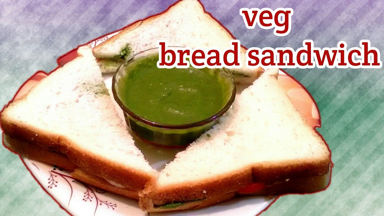 Simple vegetable sandwich/Bread sandwich recipe in tamil Veg Sandwich