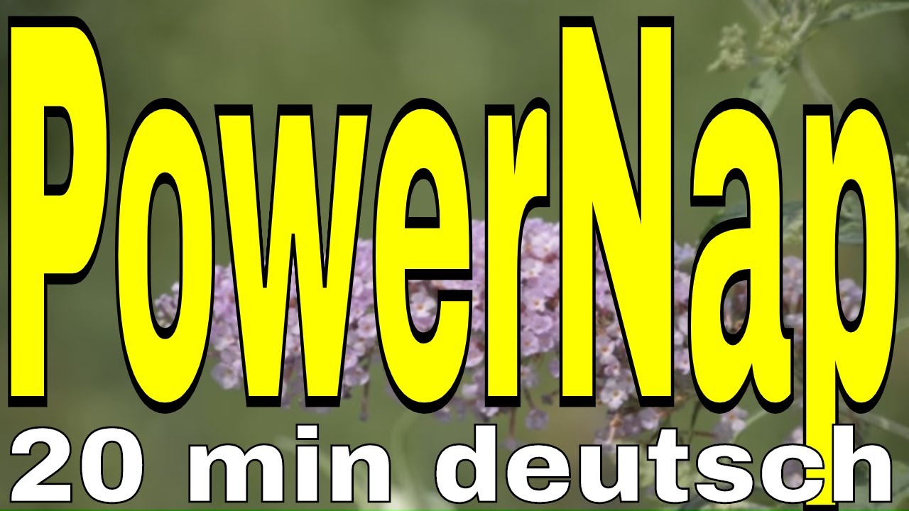 Powernap Hypnose 25 Minuten deutsch | Mittagsschlaf Meditation | Mittagspause