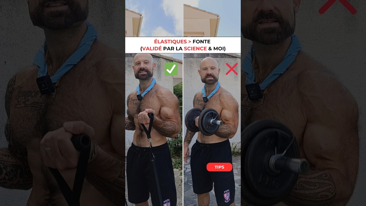 Les élastiques battent la fonte pour construire du muscle (la science a parlé)