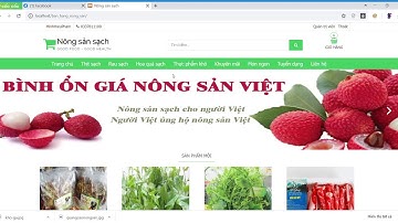 PHP&MySQL: Website bán hàng nông sản By Phạm Minh Hiếu