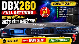 Driverack 260 Setting Full Details Dbx 260 Settings
