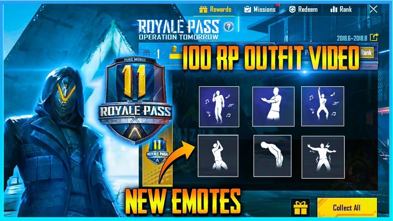 SEASON 11 NEW UPGRADEABLE GUN SKIN AND NEW EMOTES PUBG MOBILE