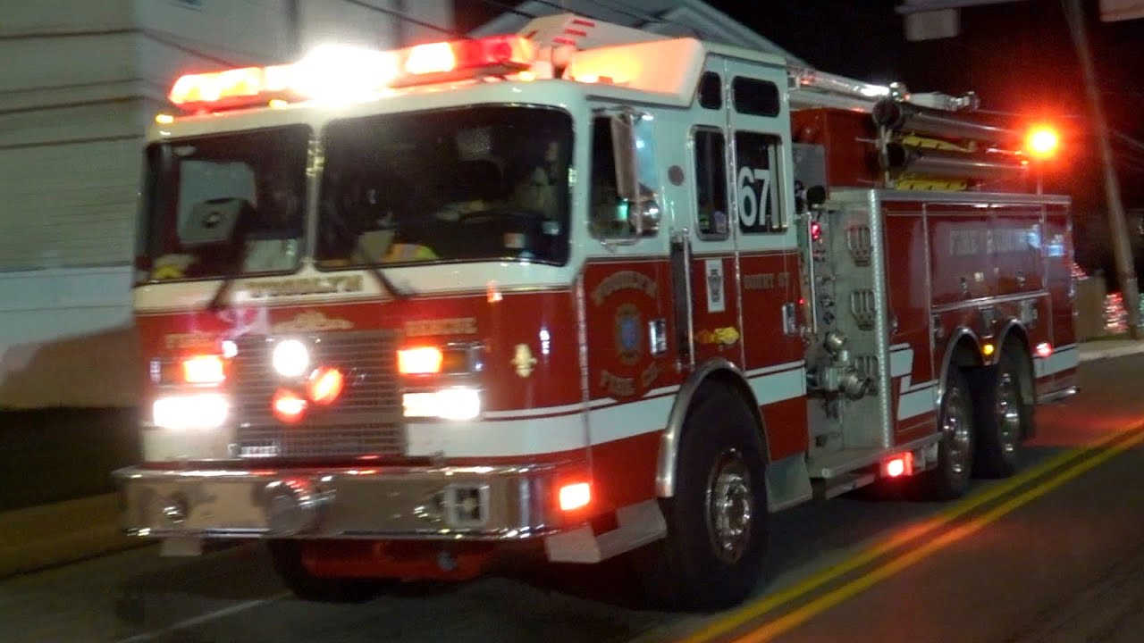 Woodlyn Fire Company Squrt 67 Responding *HORN* YouTube