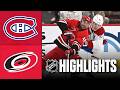 Canadiens vs. Hurricanes | NHL Highlights | March 29, 2026
