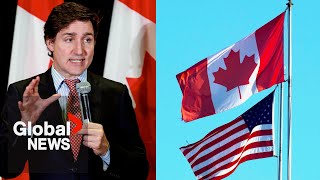 Trudeau Visits Us To Promote 'Team Canada' Strategy