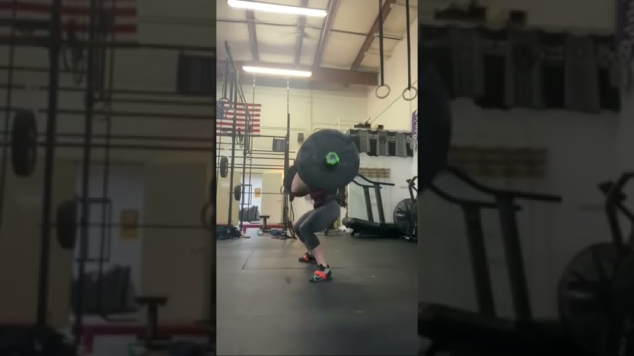 129lb Female Power Cleaning 227lbs! 