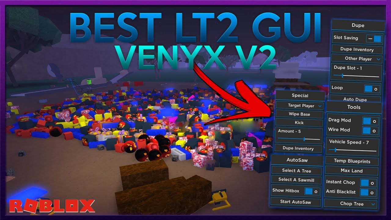 Paid Lumber Tycoon 2 Hack Dupe Kick Players Teleport More Venyx V2 Roblox Script Youtube - roblox venyx script