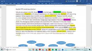 Studi Kasus Entity Relationship Diagram (ERD) Perusahaan