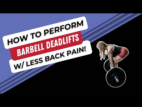 Barbell deadlift how to perform correctly with less back pain | Part 2