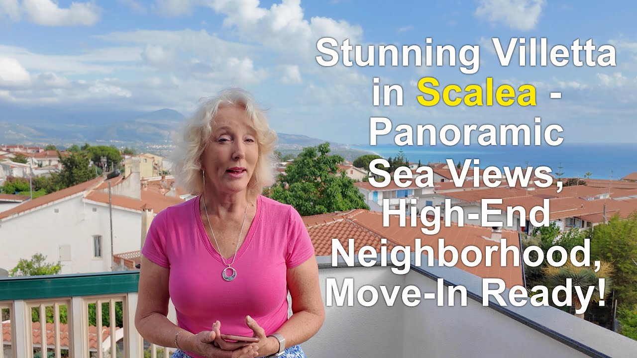 Stunning Villetta in Scalea - Panoramic Sea Views 🌊, Move In Ready!
