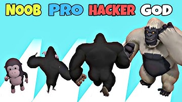 NOOB vs PRO vs HACKER vs GOD in Monster Evolution