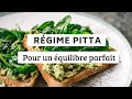 Quilibrer pitta avec lalimentation