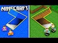 SECRET UNDERWATER HOUSE VS SECRET UNDERGROUND HOUSE (The Pals Minecraft)