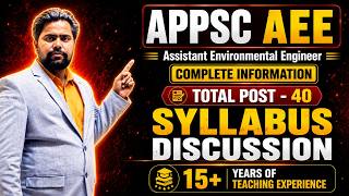 APPSC AEE ASSISTANT ENVIRONMENTAL ENGINEER 2026 || SYLLABUS & PREPARATION STRATEGY