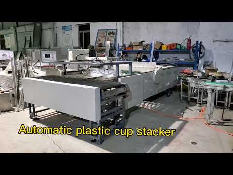plastic cup automatic stacker
