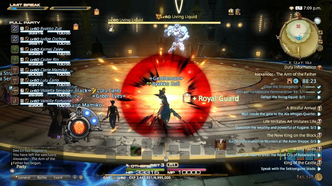 FF14 Gunbreaker Gameplay Alexander the Arm of the Father YouTube
